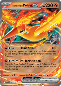 Team Rocket's Moltres ex #31 Destined Rivals