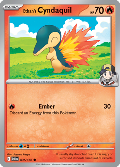 Ethan's Cyndaquil #32 Destined Rivals