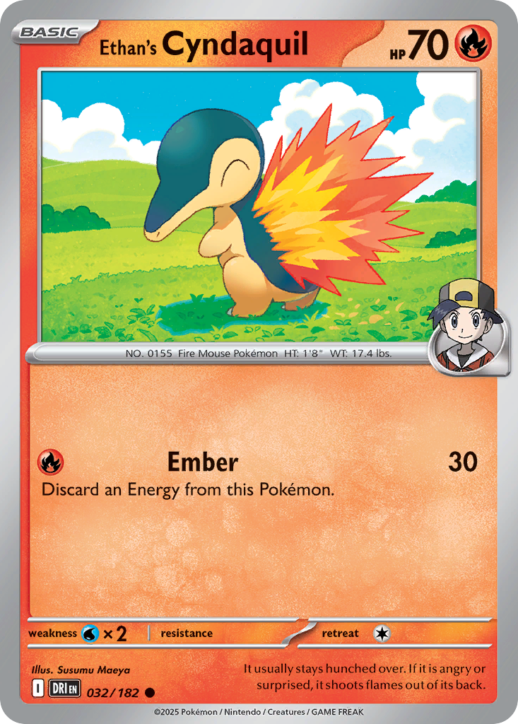 Ethan's Cyndaquil #32 Destined Rivals