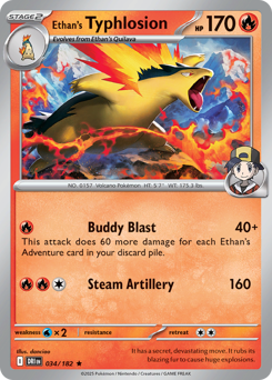 Ethan's Typhlosion #34 Destined Rivals