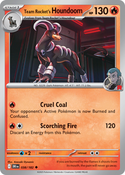 Team Rocket's Houndoom #38 Destined Rivals