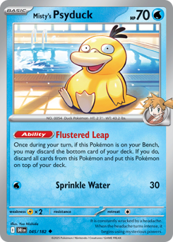 Misty's Psyduck #45 Destined Rivals