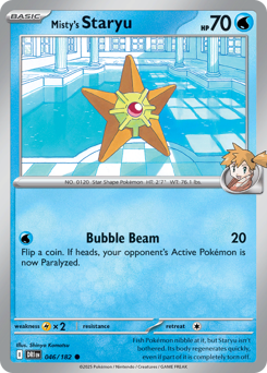 Misty's Staryu #46 Destined Rivals