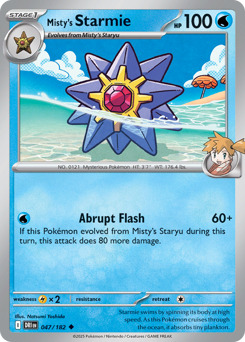 Misty's Starmie #47 Destined Rivals