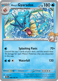 Misty's Gyarados #49 Destined Rivals