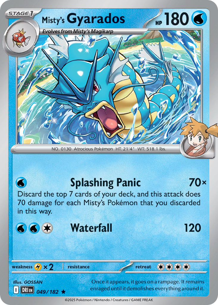 Misty's Gyarados #49 Destined Rivals
