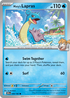 Misty's Lapras #50 Destined Rivals