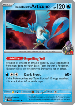 Team Rocket's Articuno #51 Destined Rivals