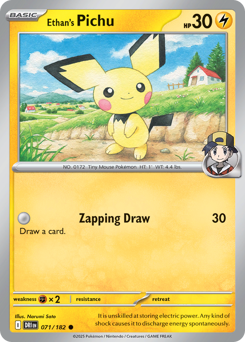 Ethan's Pichu #71 Destined Rivals
