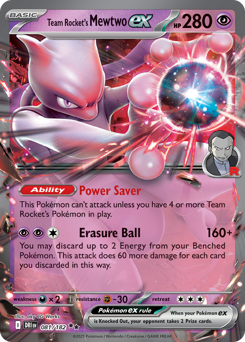 Team Rocket's Mewtwo ex #81 Destined Rivals