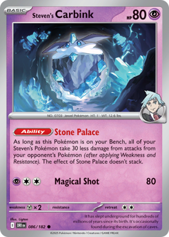 Steven's Carbink #86 Destined Rivals