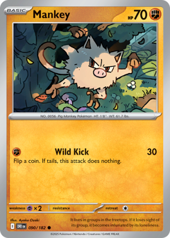 Mankey #90 Destined Rivals