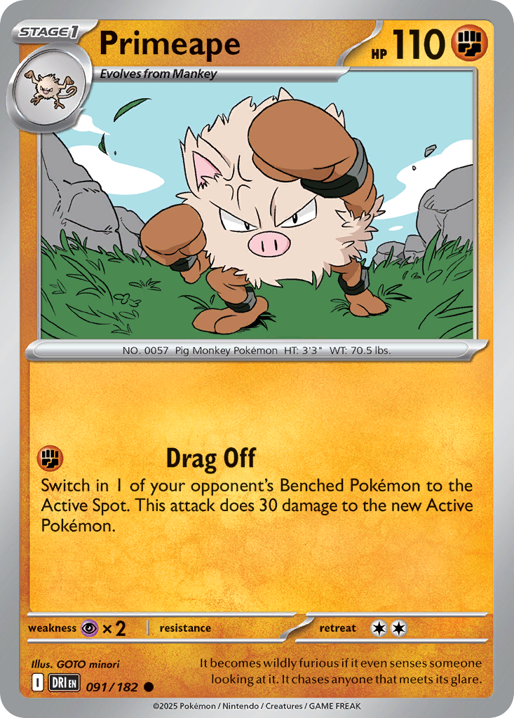 Primeape #91 Destined Rivals