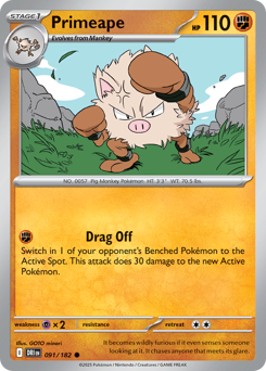 Primeape #91 Destined Rivals