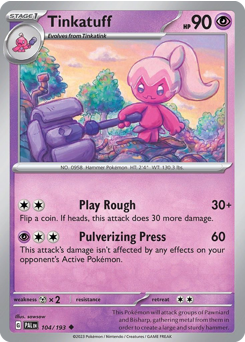 Tinkatuff #104 Paldea Evolved
