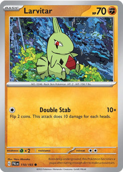Larvitar #110 Paldea Evolved