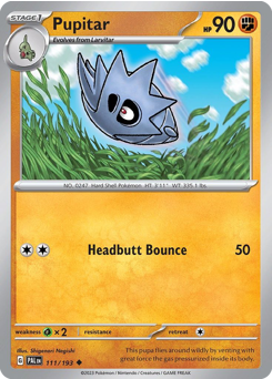 Pupitar #111 Paldea Evolved