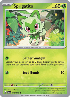 Sprigatito #12 Paldea Evolved