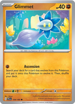 Glimmet #124 Paldea Evolved