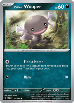 Paldean Wooper #128 Paldea Evolved