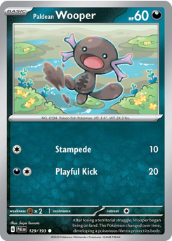 Paldean Wooper #129 Paldea Evolved