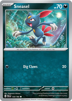 Sneasel #133 Paldea Evolved
