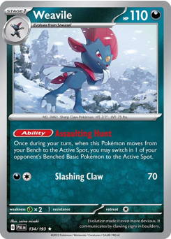 Weavile #134 Paldea Evolved