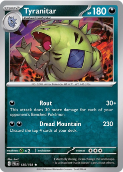 Tyranitar #135 Paldea Evolved
