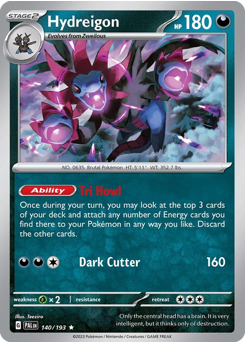 Hydreigon #140 Paldea Evolved