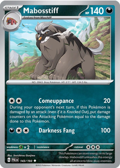 Mabosstiff #143 Paldea Evolved