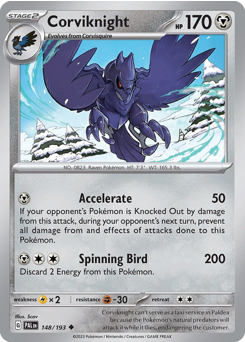 Corviknight #148 Paldea Evolved