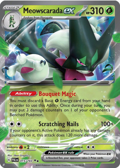 Meowscarada ex #15 Paldea Evolved