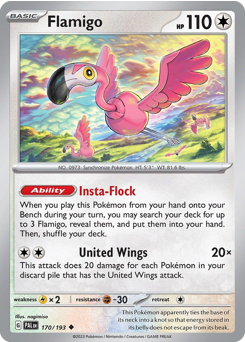 Flamigo #170 Paldea Evolved