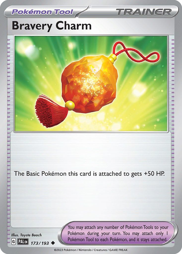 Bravery Charm #173 Paldea Evolved