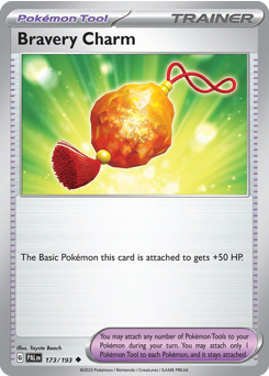 Bravery Charm #173 Paldea Evolved