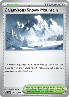 Calamitous Snowy Mountain #174 PSA 10
