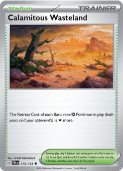 Calamitous Wasteland #175 Paldea Evolved