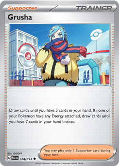 Grusha #184 Paldea Evolved