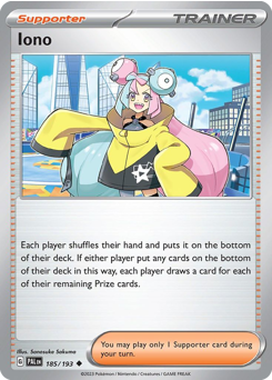 Iono #185 Paldea Evolved