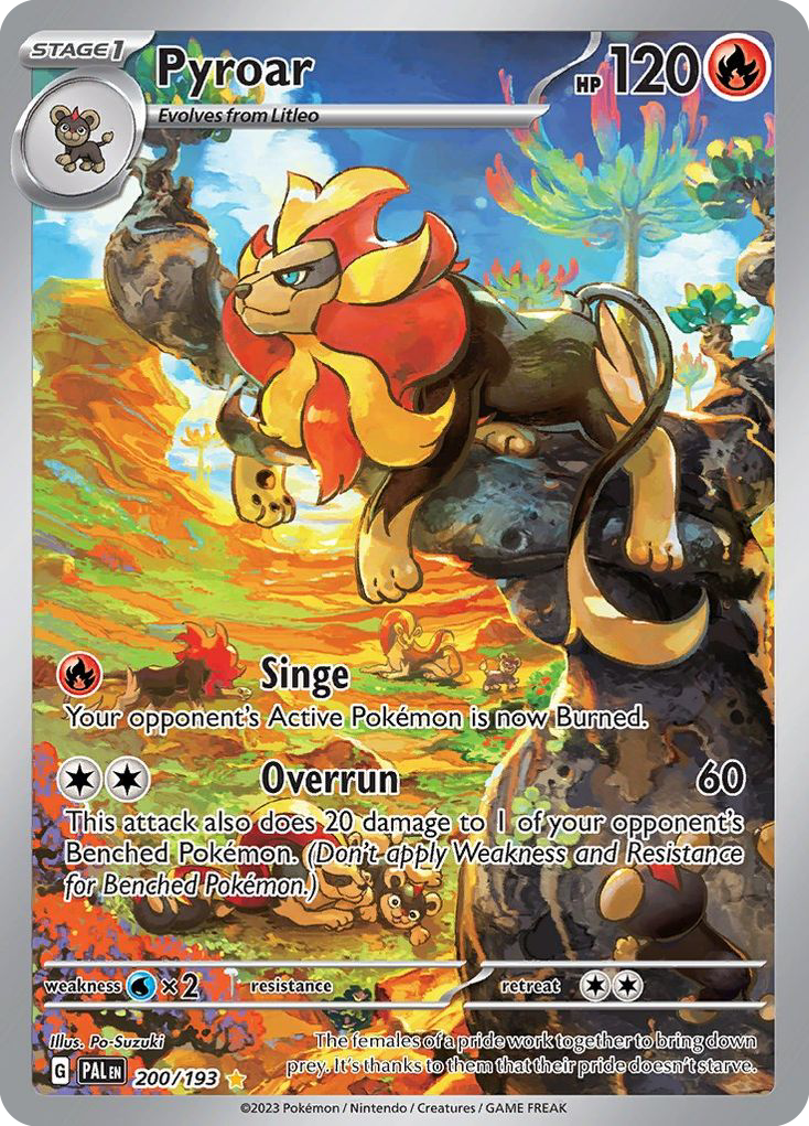 Pyroar #200 Paldea Evolved