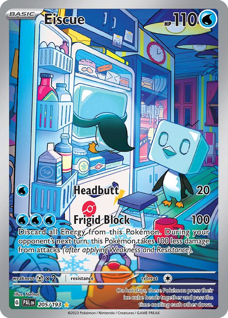 Eiscue #205 Paldea Evolved