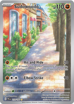 Sudowoodo #219 Paldea Evolved