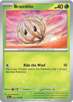 Bramblin #22 Paldea Evolved