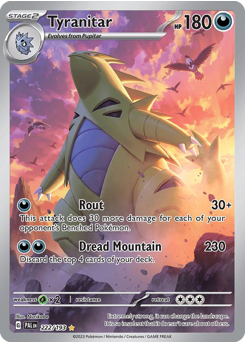 Tyranitar #222 Paldea Evolved