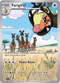 Farigiraf #228 Paldea Evolved