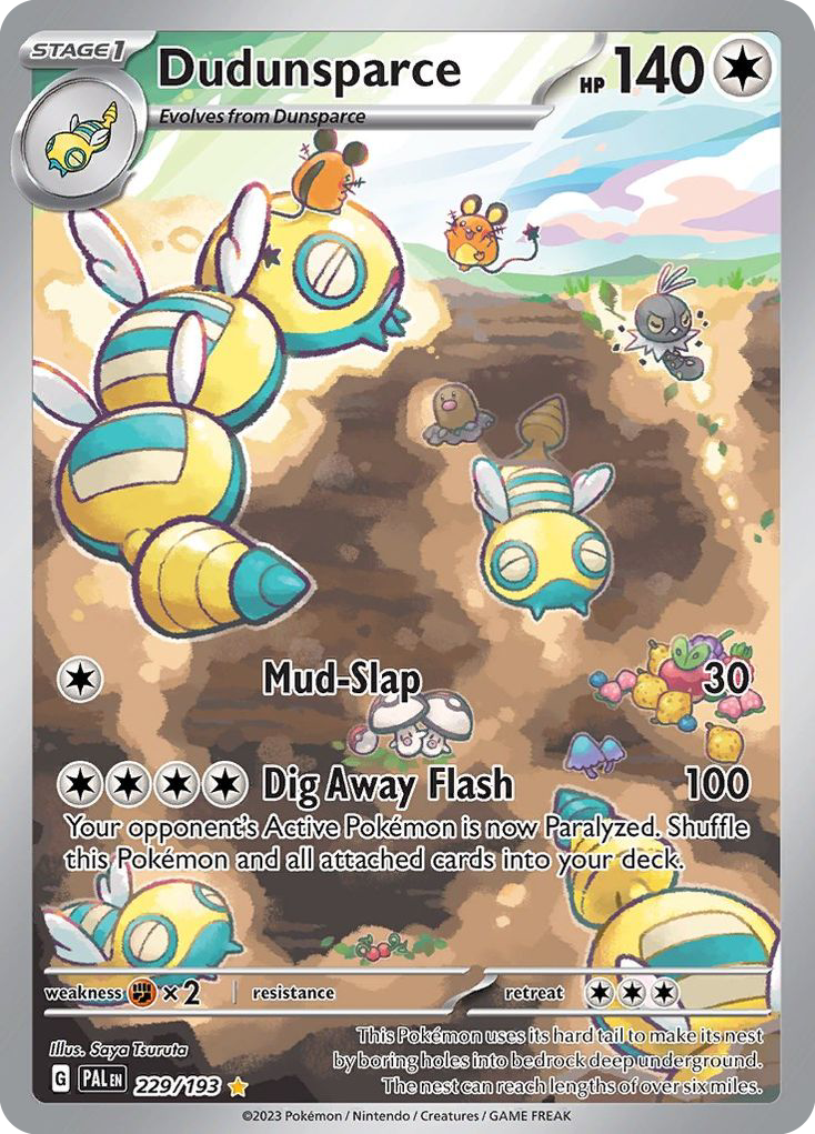 Dudunsparce #229 Paldea Evolved