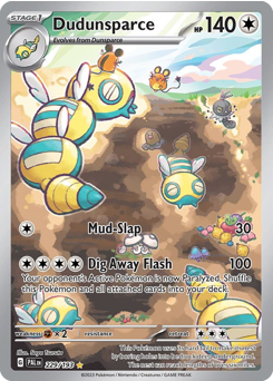 Dudunsparce #229 Paldea Evolved