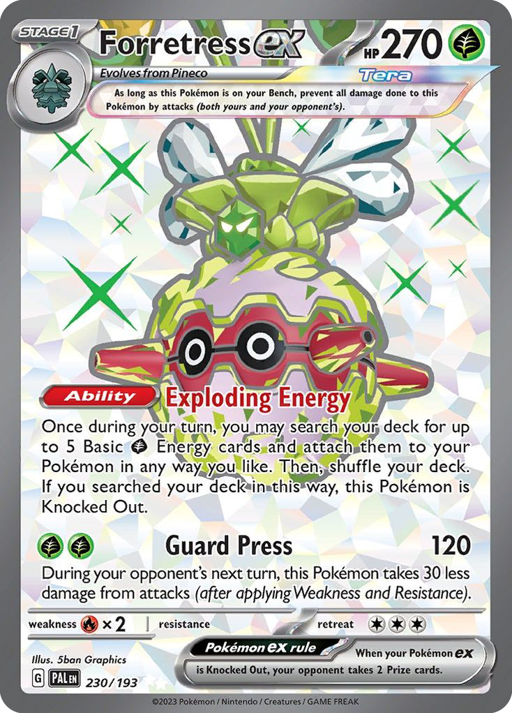 Forretress ex #230 Paldea Evolved