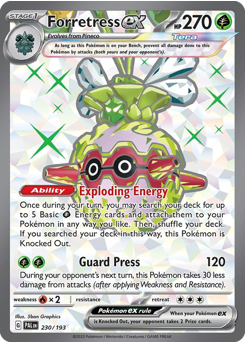 Forretress ex #230 Paldea Evolved