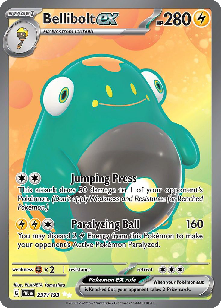 Bellibolt ex #237 Paldea Evolved